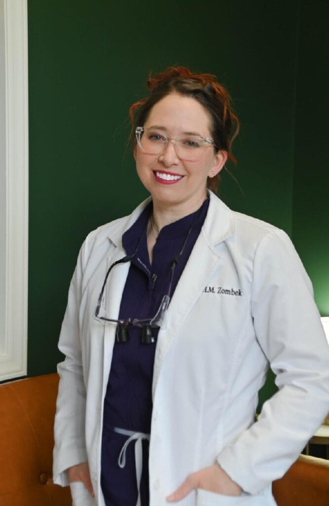 Dr. H.M. Zombek, associate dentist at Mooring Dental